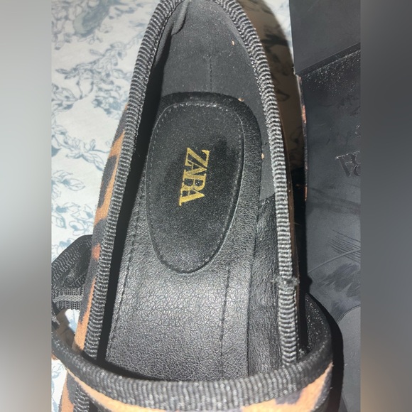 Zara leopard Mary Jane sz 40 - Picture 3 of 3